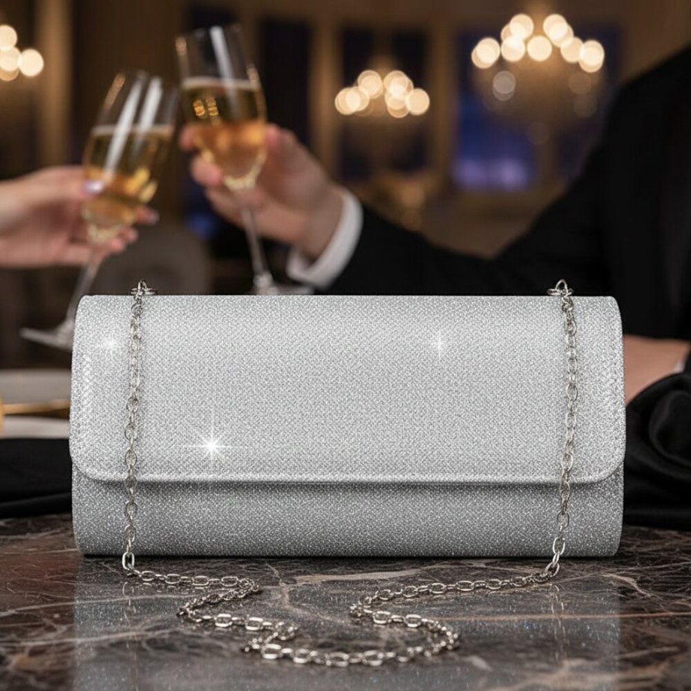 Evening Bag Clutch Purses for Women Ladies Sparkling Party Handbag